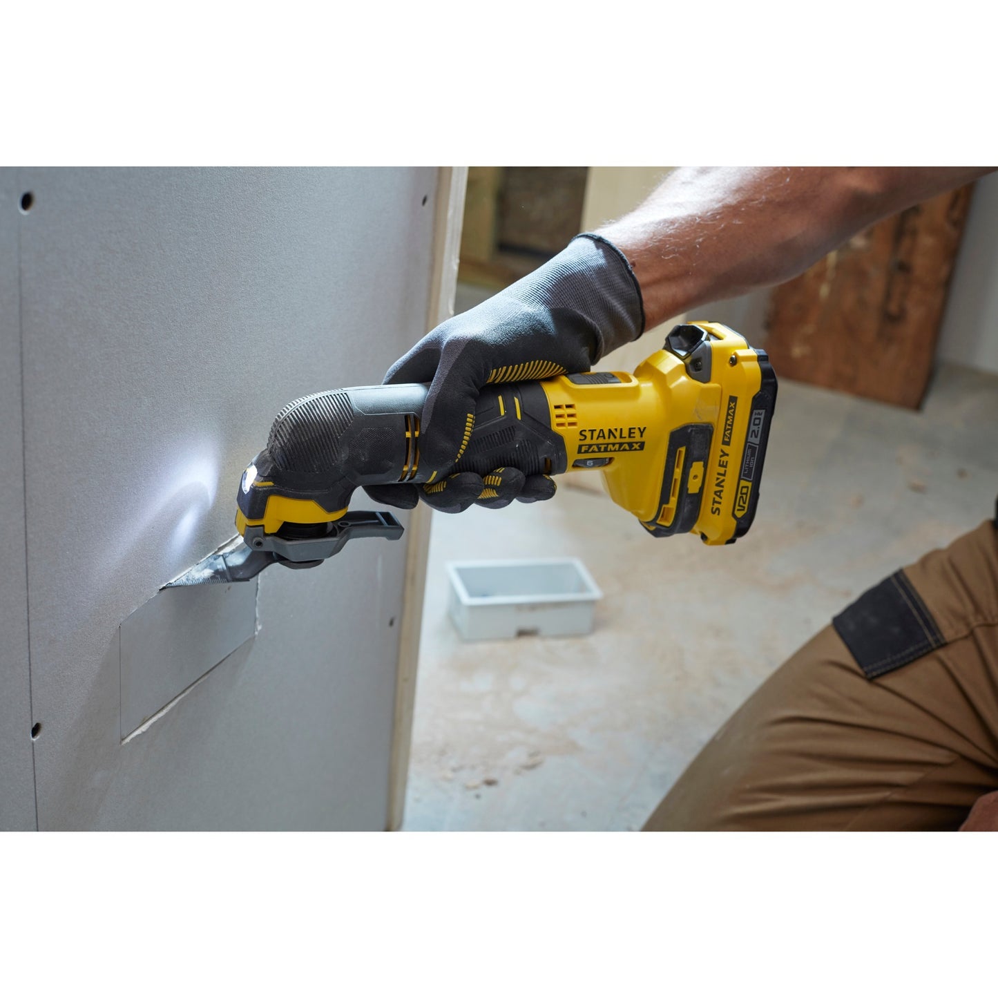 Stanley sfmce500d2k fatmax® v20 accu multitool 18v 2.0ah in koffer