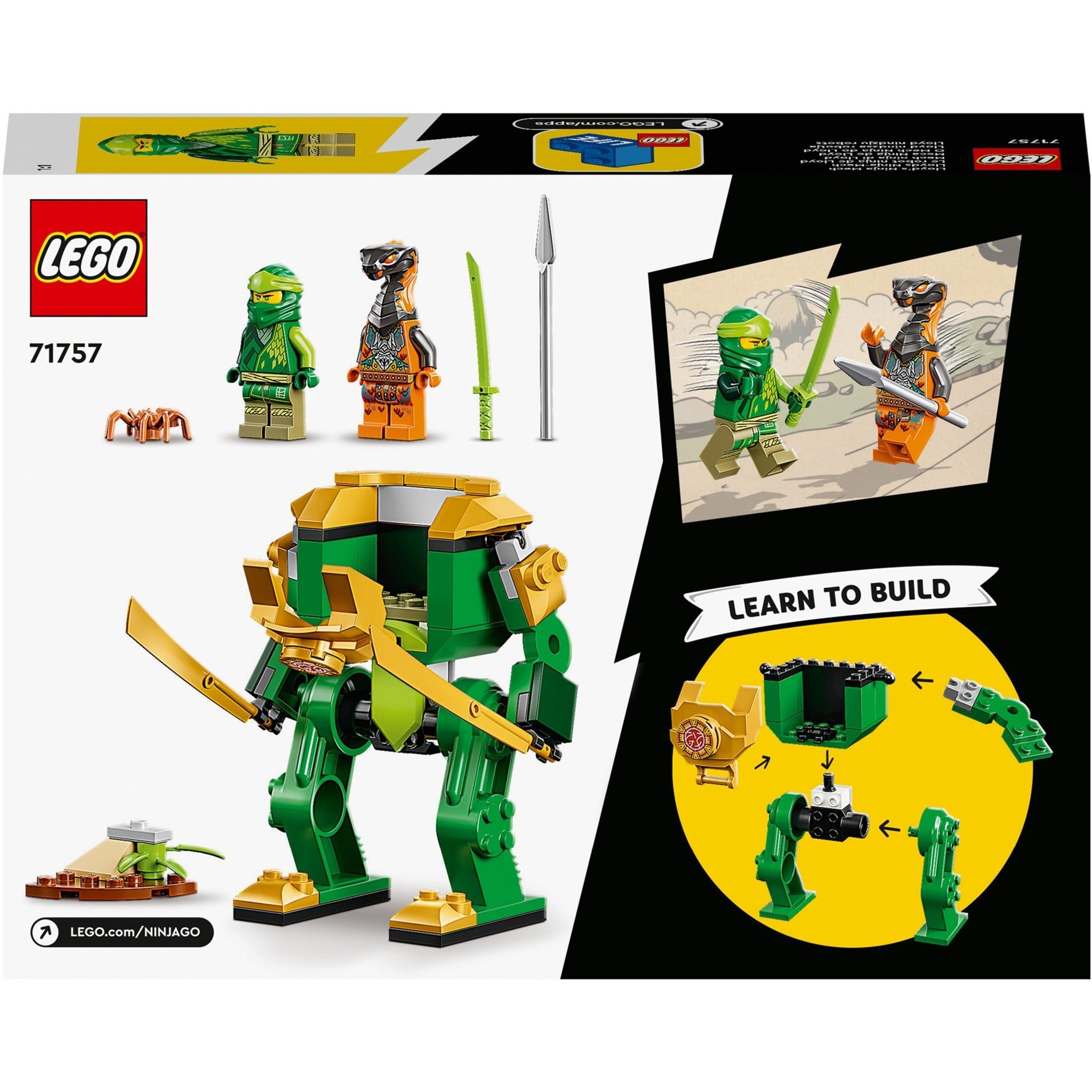 Lego ninjago - lloyd's ninjamecha constructiespeelgoed (71757)