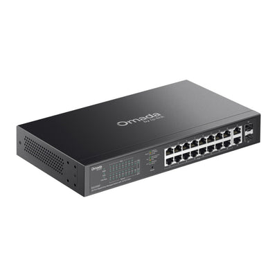 Tp-link omada es220gp 20-poort gigabit easy managed switch (zwart, 16x poe+, 2x gigabit sfp)