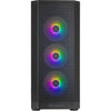 Silverstone fara 514x midi tower behuizing (zwart | 2x usb-a | 1x usb-c | rgb | tempered glass)
