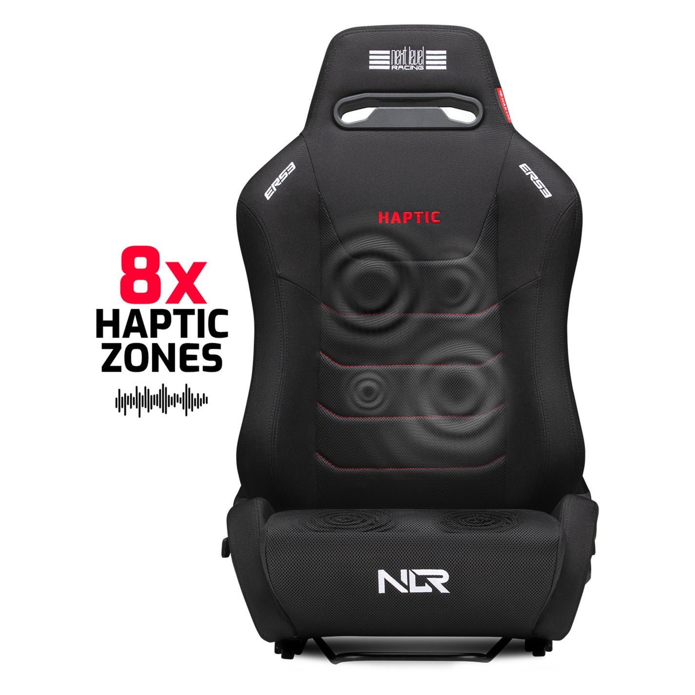 Next level racing ers3 haptic feedback sim racing seat racestoel (zwart)
