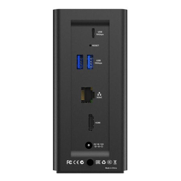 Terramaster f4 ssd nas (zwart, 1x 5gbe, hdmi, usb)