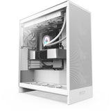 Nzxt h7 flow (2024) midi tower behuizing (wit | 2x usb-a | 1x usb-c | tempered glass) - afbeelding 4