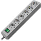 Brennenstuhl eco-line stekkerdoos 6x stekkerdoos (grijs, 1159540015, voor 6 stekkers)
