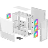 Deepcool ch560 midi tower behuizing (wit | 1x usb-a | 1x usb-c | rgb | tempered glass) - afbeelding 13