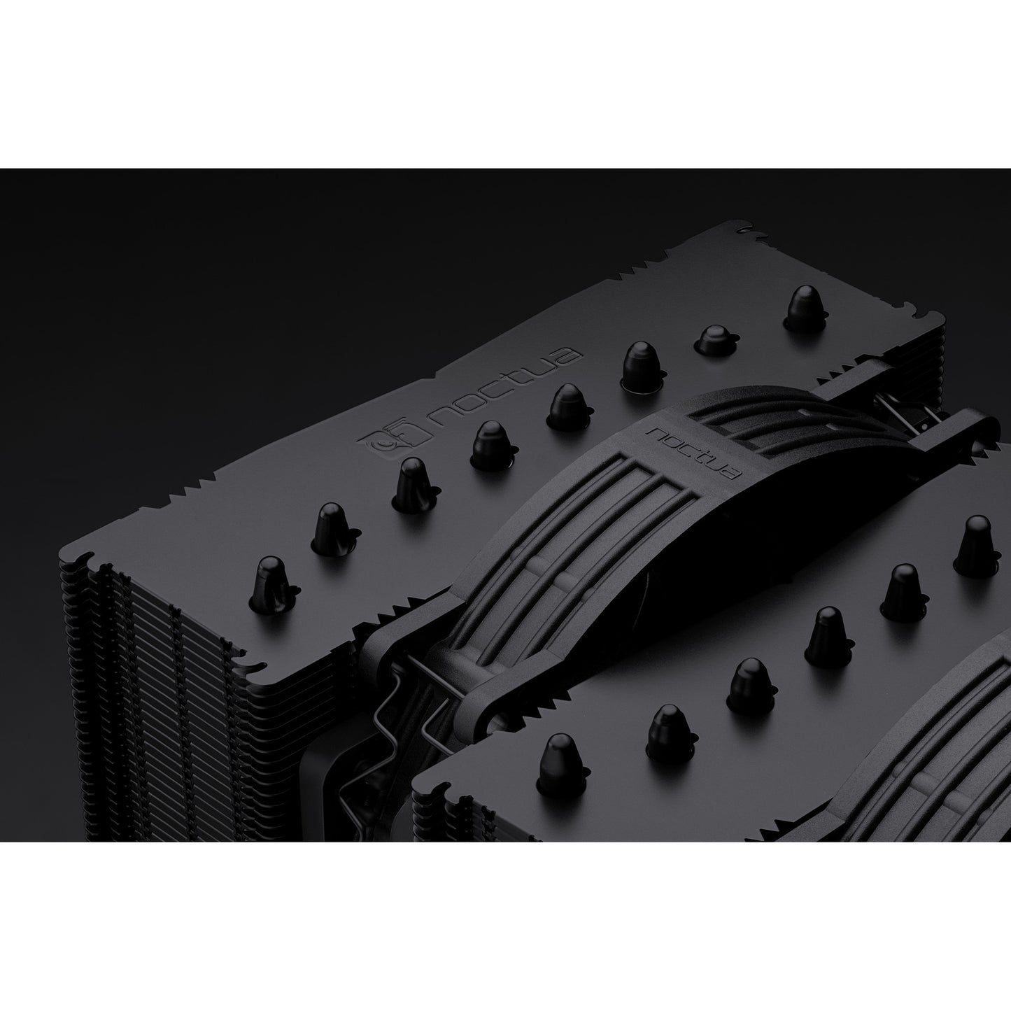 Noctua nf-a14x25r g2 pwm sx2-pp chromax.black case fans (zwart, 2 stuks, 140 x 140 x 25 mm)