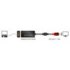 Delock displayport adapter voor usb-c monitor 4k (zwart, 0,2 meter)