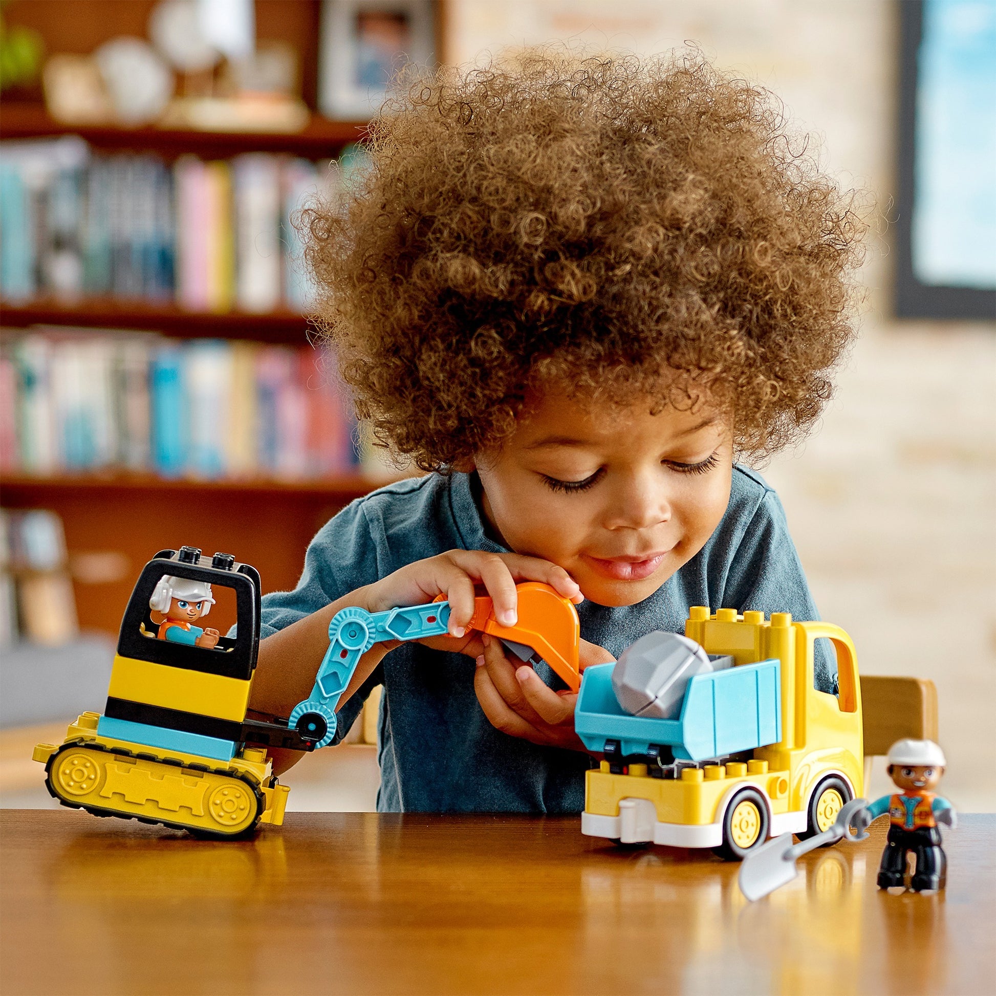Lego duplo - truck graafmachine met rupsbanden constructiespeelgoed (10931)
