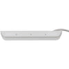 Brennenstuhl ®estilo hoekaansluitdoosstrook met usb laadfunctie 4-weg 2x beschermende contactdozen 2x euro zilver wit