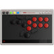 8bitdo arcade controller (grijs rood, 2.4 ghz bluetooth usb, nintendo switch 1 + 2, pc)