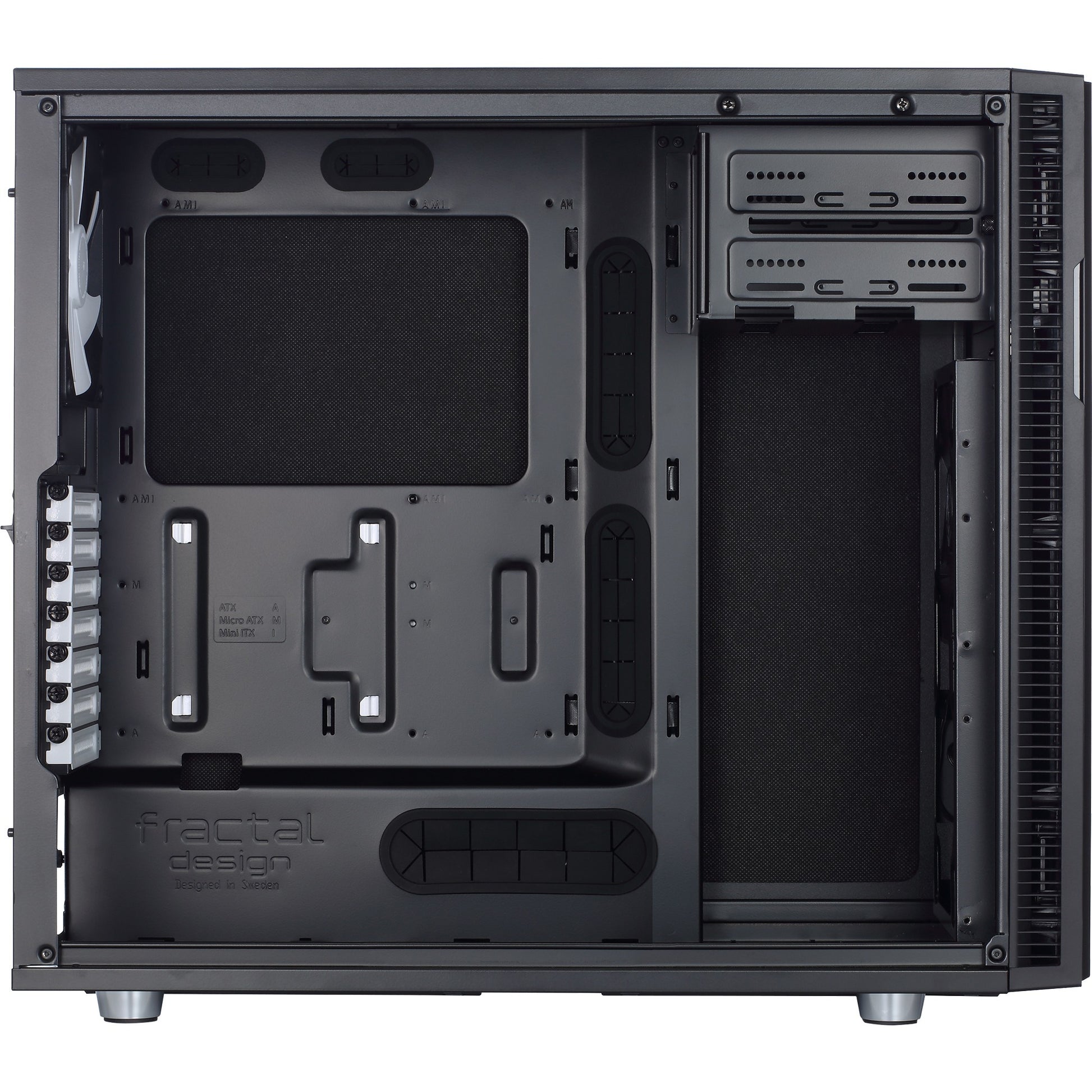 Fractal design define r5 midi tower behuizing (zwart | 4x usb-a)