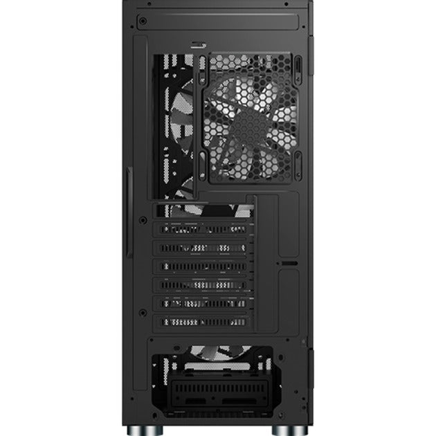 Montech x3 mesh midi tower behuizing (zwart | 3x usb-a | rgb | tempered glass)