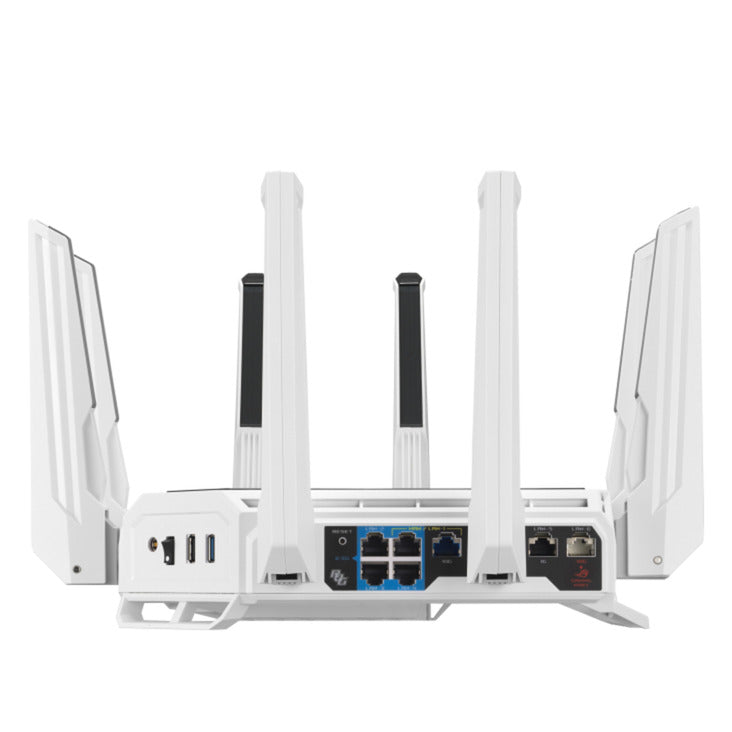 Asus rog rapture gt-be19000ai router (wit zwart)