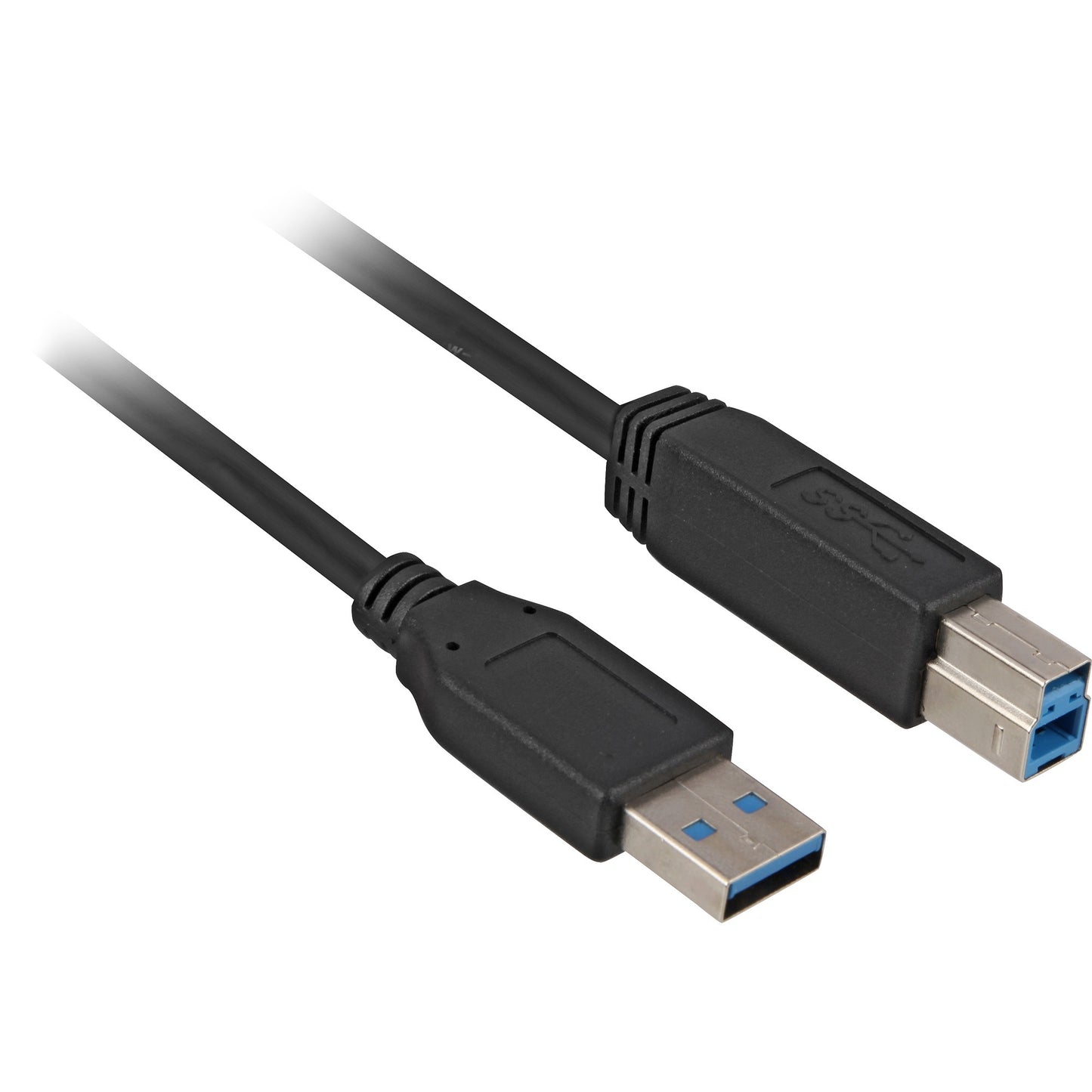 Sharkoon usb-a 3.0 > usb-b kabel (zwart, 2 meter)