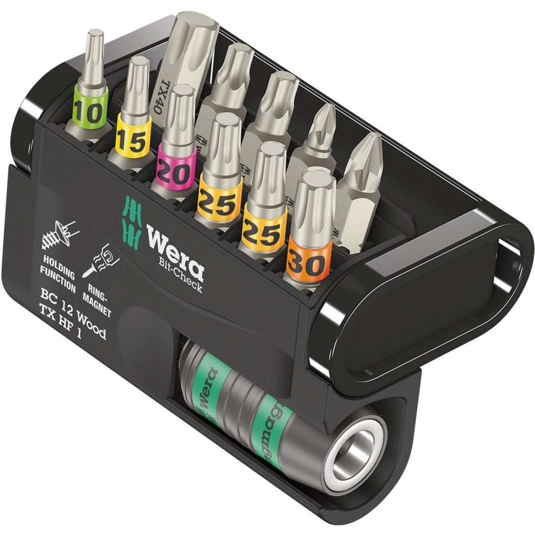 Wera bit-check 12 wood tx hf 1 bitset (12‑delig)