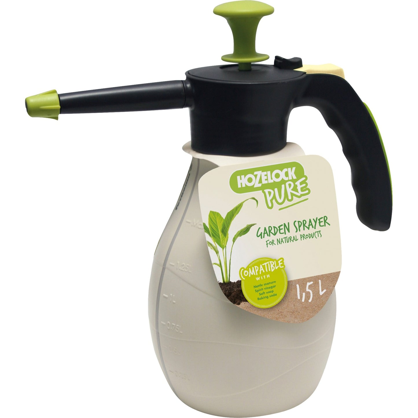 Hozelock 4200 drukspuit pure (zwart groen, 2 l)