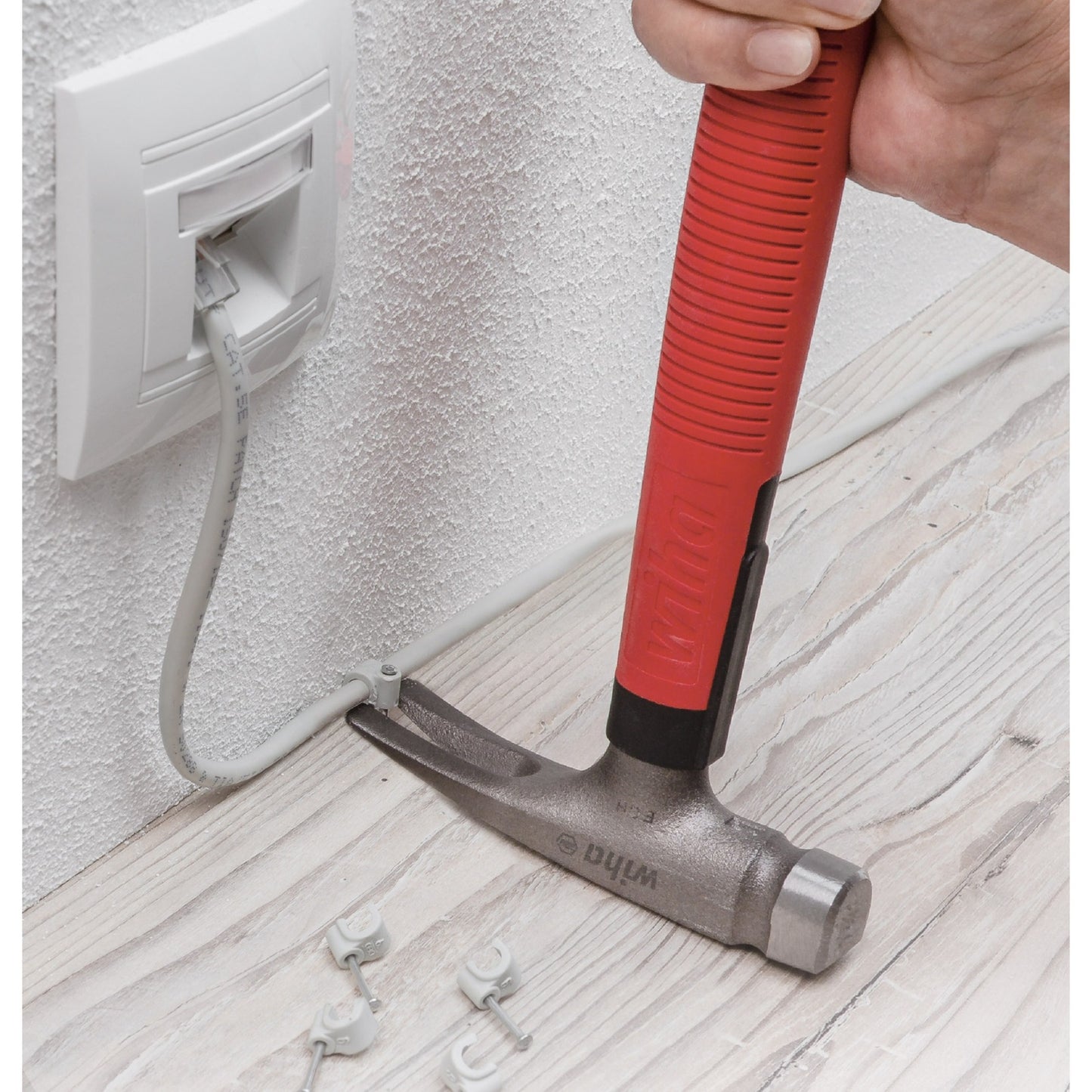 Wiha elektrikerhammer hamer (rood)