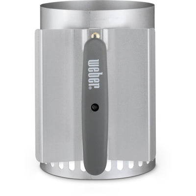 Weber rapidfire compact brikettenstarter houtskoolstarter (zilver)