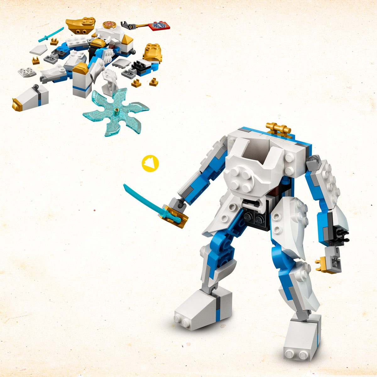 Lego ninjago - zane's power-upmecha evo constructiespeelgoed (71761)