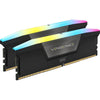 Corsair vengeance rgb 32 gb ddr5-5200 (2x 16 gb) werkgeheugen (zwart, cmh32gx5m2b5200c40, xmp 3.0)