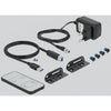 Delock displayport 1.4 kvm switch kvm-switch (zwart, 8k 30 hz, usb 3.0, audio)