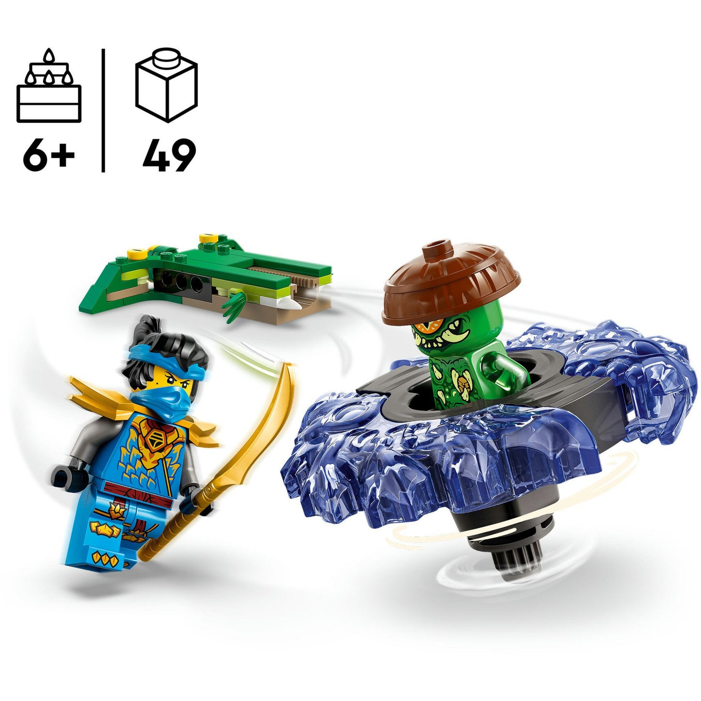 Lego ninjago 71849 nya vs. elementaire monsterspinner