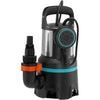 Gardena vuilwaterpomp 16000 dompel- en drukpompen (zwart roestvrij staal, 450 watt)