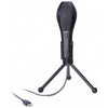 Delock usb condenser microfoon (zwart, met tafel standaard)