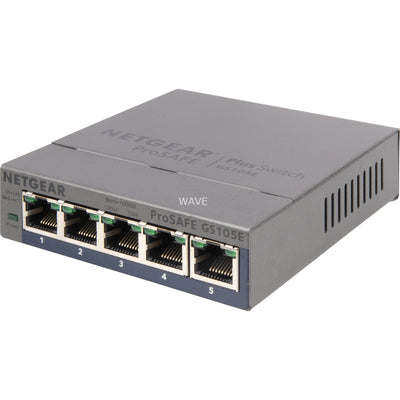 Netgear prosafe gs105e v2 switch (grijs)