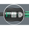 Wera click-torque c 3 push r l instelbare draaimomentsleutel (zwart groen, 40-200 nm)
