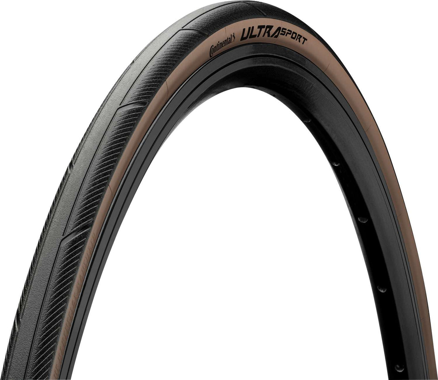 Continental vouwband ultra sport iii 28-622 zwart bruin