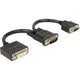 Delock adapter dms-59 > dvi 24+5 + vga (zwart)