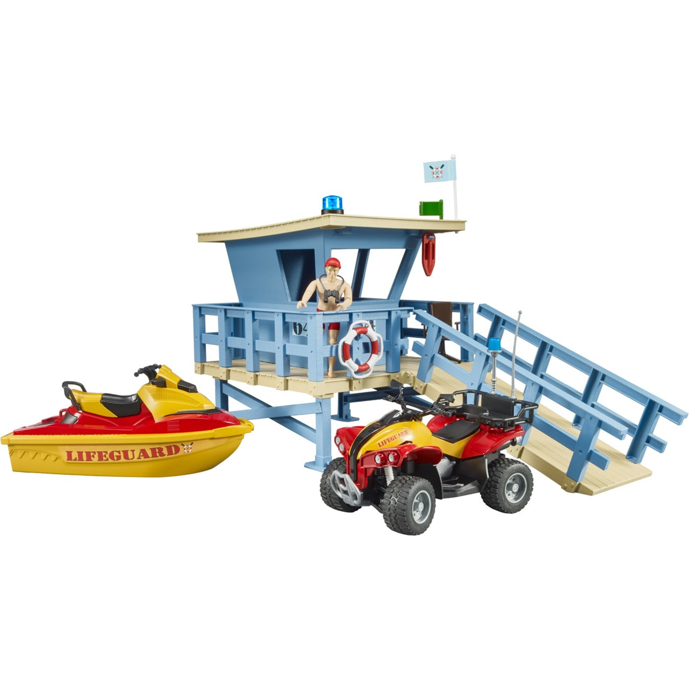 Bruder bworld reddingsbrigade station speelfiguur (62780)