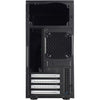 Fractal design core 1100 mini tower behuizing (zwart | 2x usb-a)