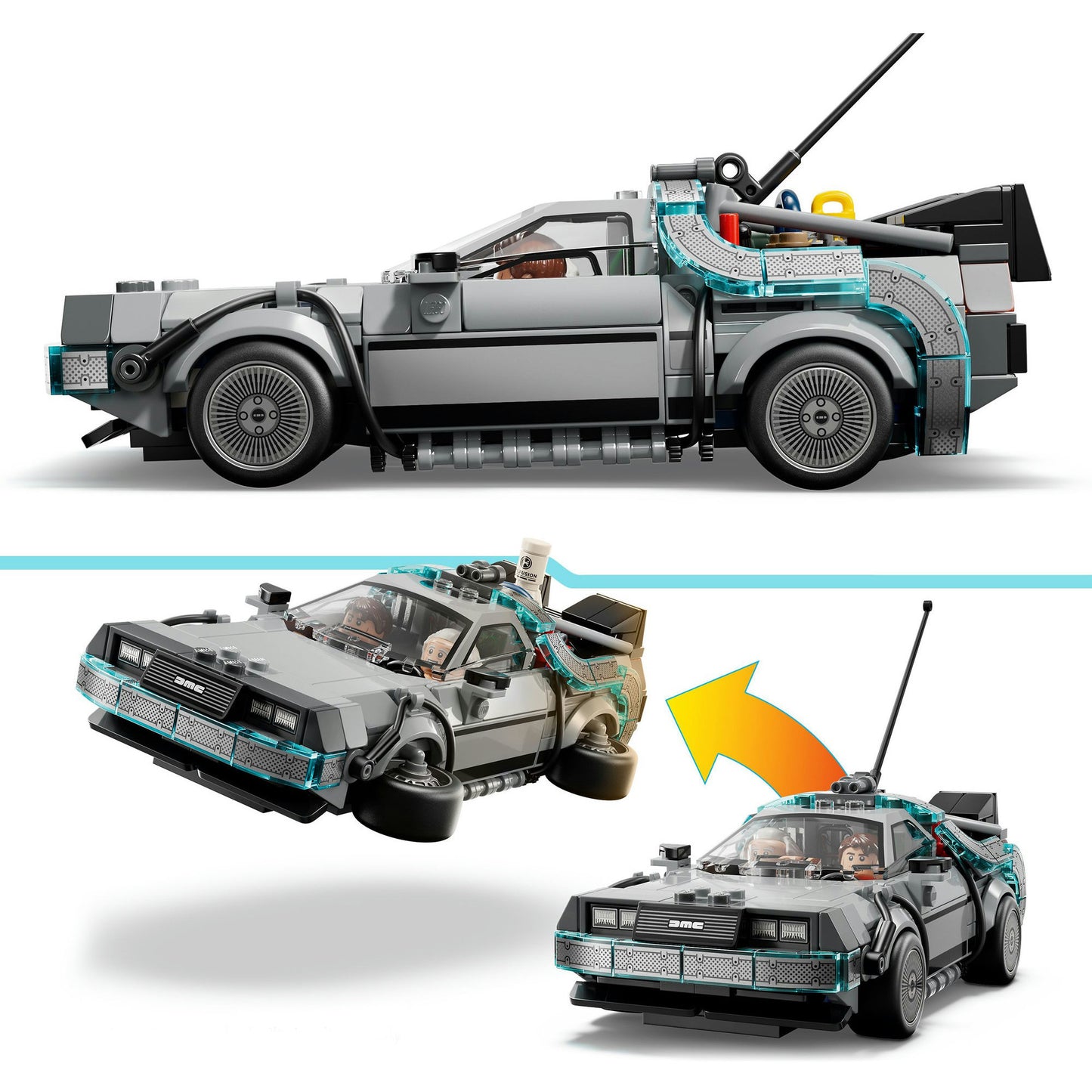 Lego speed champions tijdmachine uit back to the future - 77256