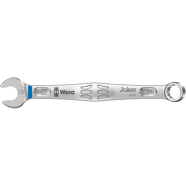 Wera 9642 magneetstrip 6003 joker imperial 1 ringsteeksleutelset moersleutel (inch, 8‑delig)
