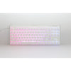 Ducky one 3 classic pure white tkl rgb mechanisch toetsenbord (wit, us lay-out (qwerty), cherry mx silent red, 80% (tkl), rgb leds, double-shot pbt, hot-swappable, quack mechanics)