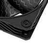 Silverstone shark force 120 case fan (zwart, 120 x 120 x 25 mm, pwm)