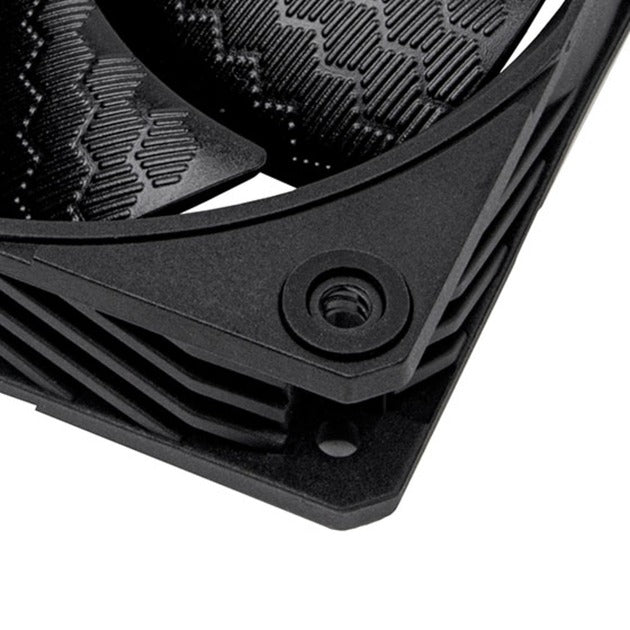Silverstone shark force 120 case fan (zwart, 120 x 120 x 25 mm, pwm)