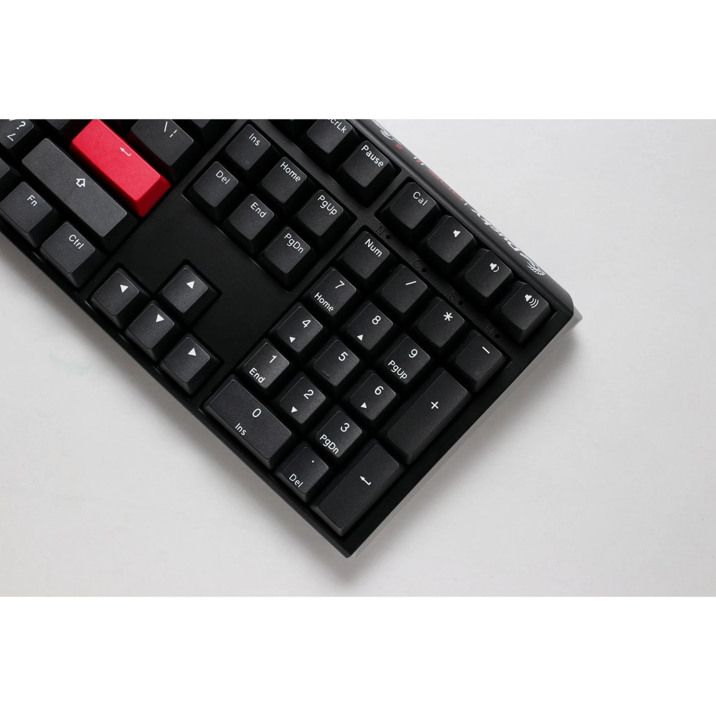 Ducky one 3 carbon black mechanisch toetsenbord (carbon, us lay-out (qwerty), cherry mx brown, 100%, pbt double shot, hot swap)