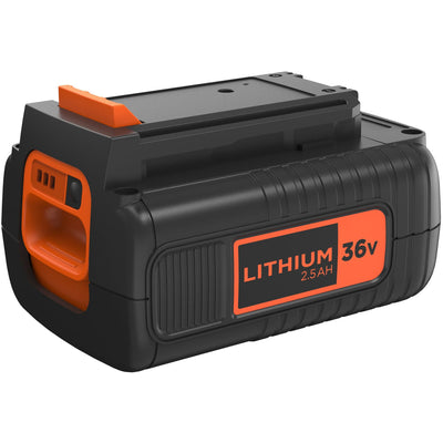 Black+decker bl2536-xj 36v 2.5ah lithium-ion accu oplaadbare batterij (zwart oranje)