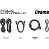 Iiyama prolite xub2492qsu-b1 23.8 monitor (zwart (mat), hdmi, displayport, 3x usb-a, usb-c)