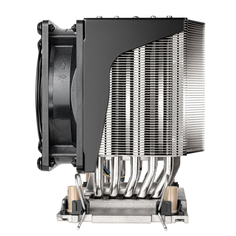 Silverstone sst-xe04-4677vb cpu-koeler (zwart, 4-pins pwm fan-connector)