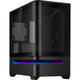 Asus prime ap202 midi tower behuizing (zwart | 2x usb-a | 1x usb-c | rgb | tempered glass)