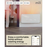 Mill steel wifi paneelverwarming pa1500wifi4a met voet, 1500 watt convector (wit, wifi 2,4 ghz (wifi 6), bluetooth 5.2, zigbee 3.0 + app) - afbeelding 16