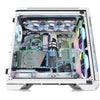 Thermaltake view 51 tg snow argb edition midi tower behuizing (wit | 4x usb-a | 1x usb-c | rgb | window)