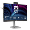 Philips 27b2u4601h 00 27 ledmonitor (zilver zwart, hdmi, displayport, usb-c, webcam, 120 hz)