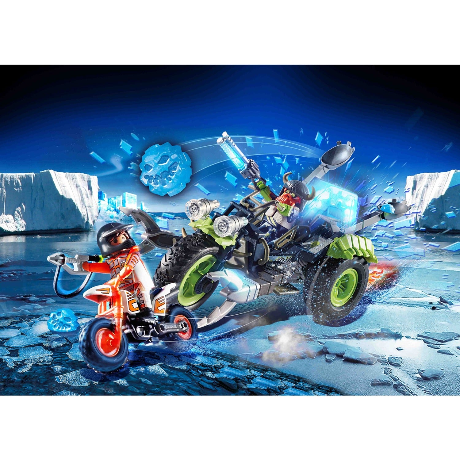 Playmobil top agents - arctic rebels sneeuwtrike constructiespeelgoed (70232)