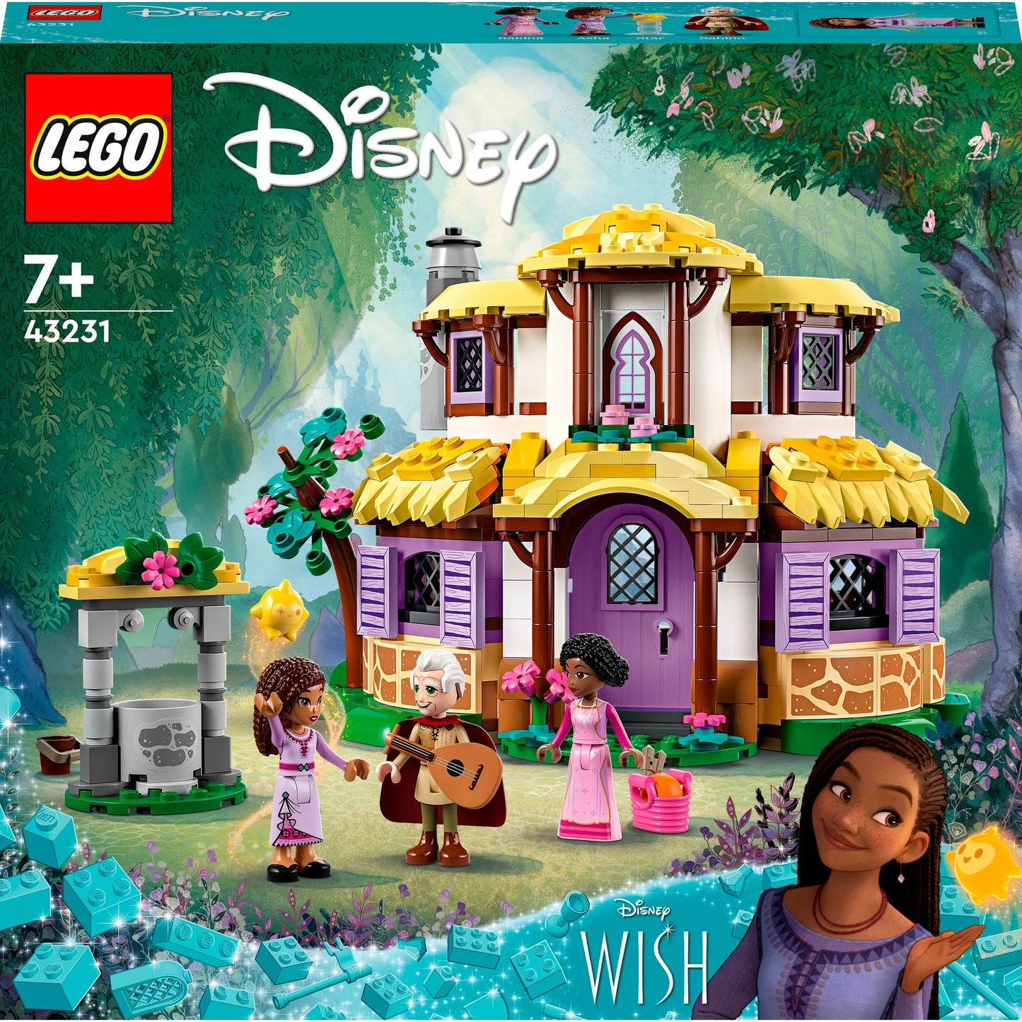 Lego disney - asha's huisje constructiespeelgoed (43231)