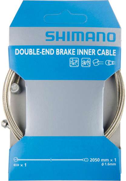 Shimano mtb road steel brake inner cable 1.6mm x 2050mm